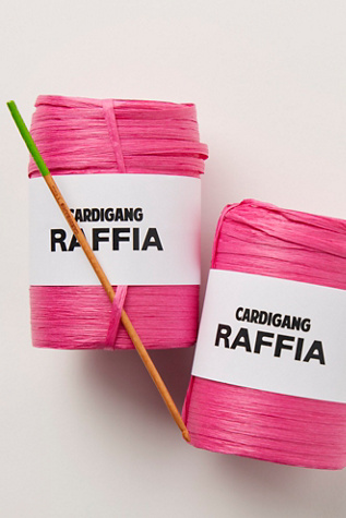 Cardigang Mimi Raffia Bag Crochet Kit at Free People in Pink
