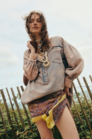 Convertible Silk Scarf by Free People