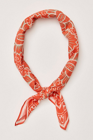 Road Less Traveled Bandana by Free People in Orange