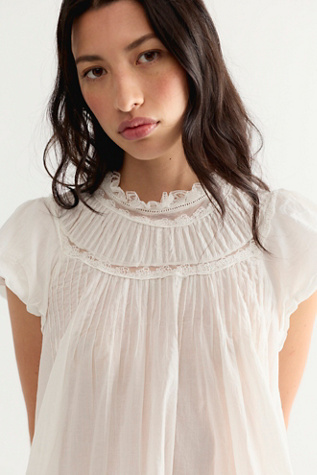 Женское платье Free People Clarise Mini, цвет: Слоновая кость — фото 3