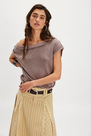 Selena Pullover by Free People in Purple, Size: XL