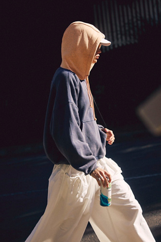 Final Call Colorblock Hoodie by FP Movement at Free People, Midnight Navy, L