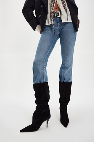 Rudy Slouch Boots by Schutz at Free People in Black, Size: US 7.5
