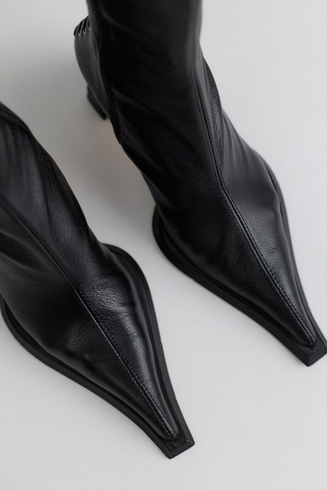 Miista Shelley Back Lace Boots #1