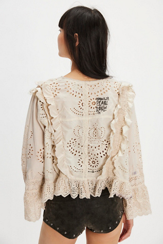 Magnolia Pearl Hermione Eyelet Blouse
