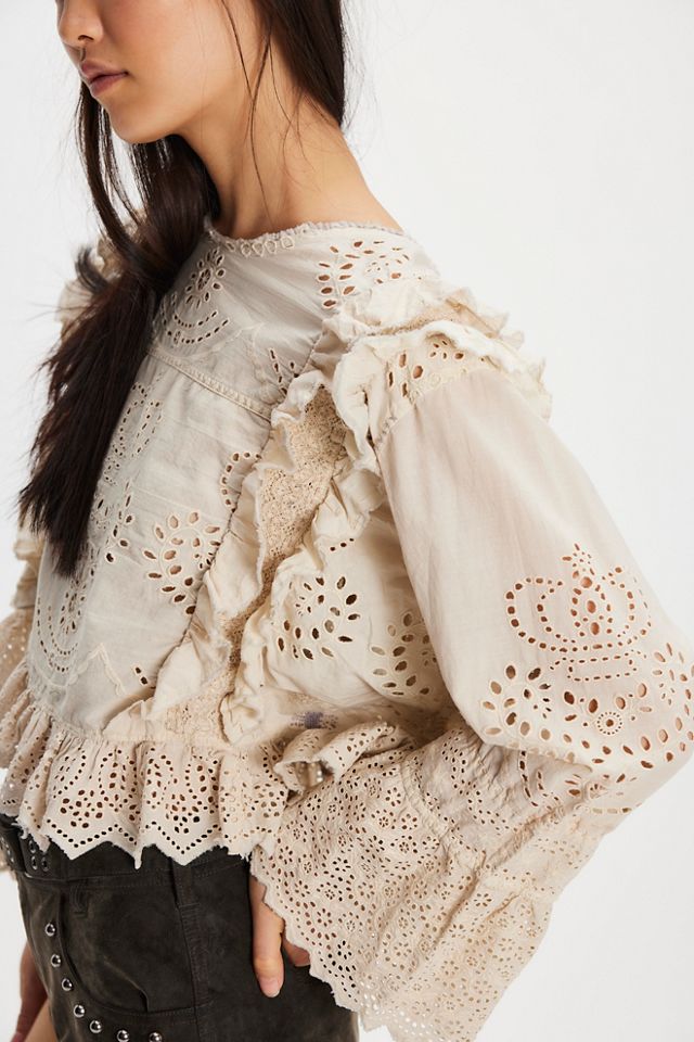 Magnolia Pearl Hermione Eyelet Blouse #3
