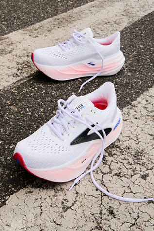 Brooks Glycerin Max Sneakers at Free People in White, Size: US 9.5