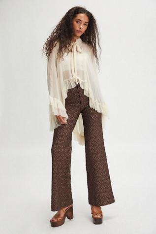 Runaway Floral Flare Pants product page