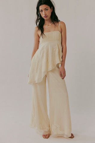 Nigel Preston Meadow Co-Ord at Free People in Cream, Size: Medium