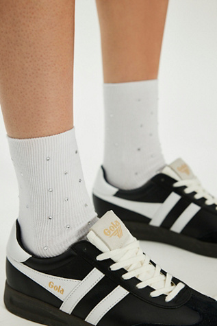 Sparkle Out Socks by Hansel From Basel at Free People in White