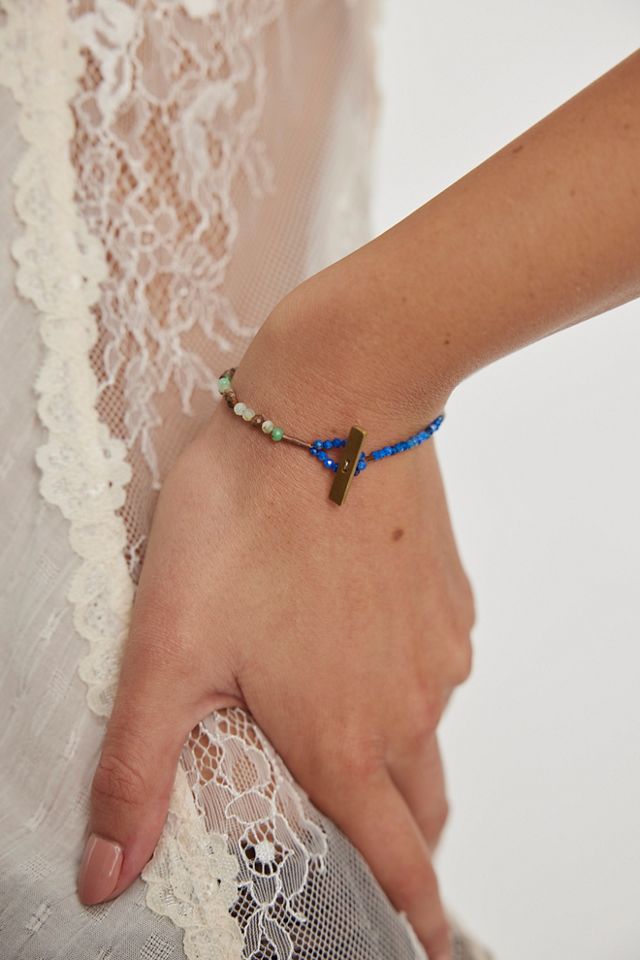 Eric Silva Peach Moonstone Bracelet #2