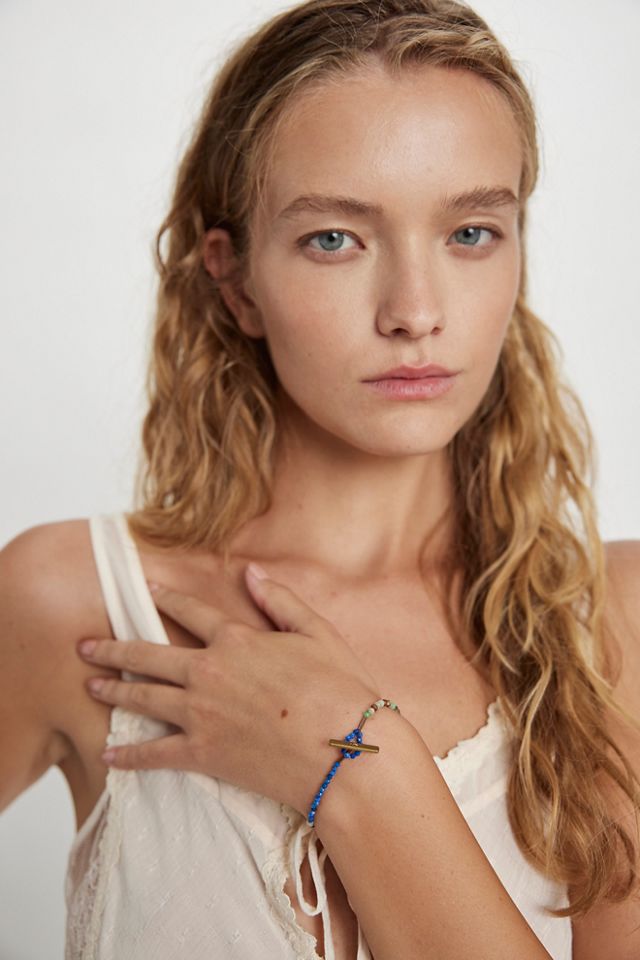 Eric Silva Peach Moonstone Bracelet #3