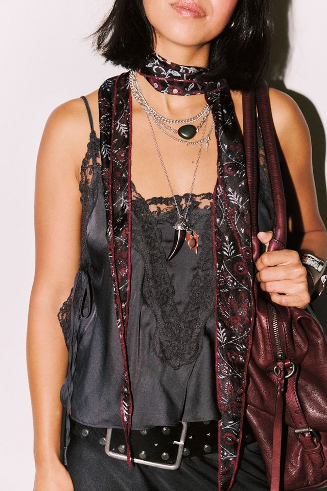 Tilly Skinny Silk Convertible Scarf #7