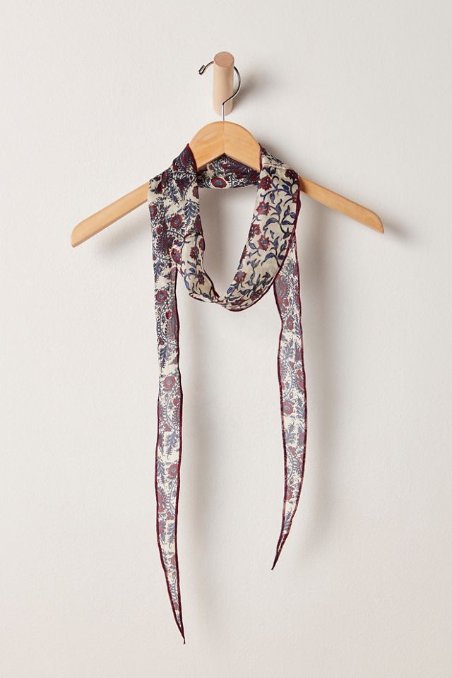 Tilly Skinny Silk Convertible Scarf #1