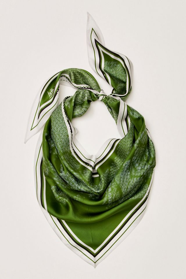 Foulard triangle en soie Kettel #1