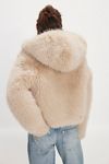 Louder Please Hooded Faux Fur Jacket