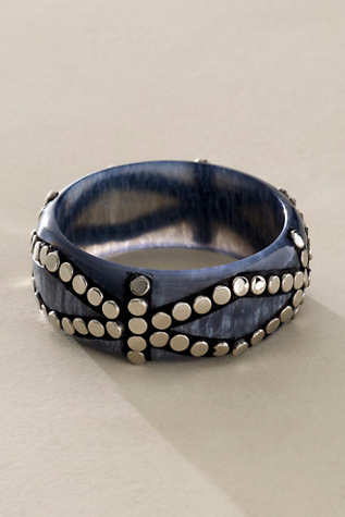 Morrison Bangle by Free People in Blue