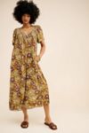 Casting Shadows Midi Dress