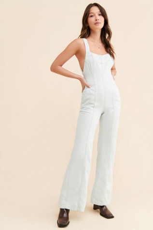 Kendra Denim Jumpsuit product page