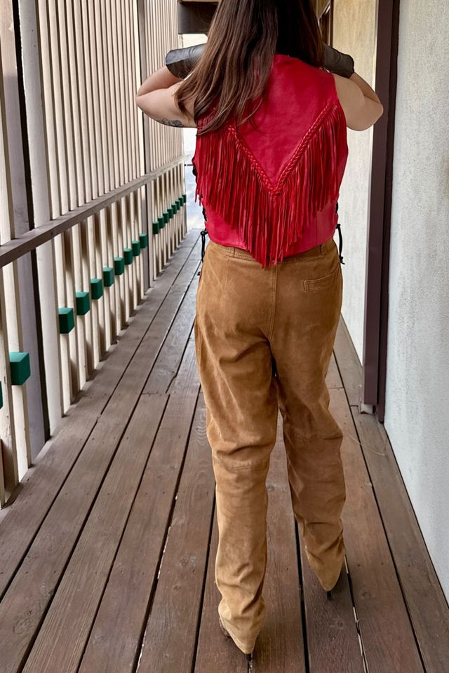 1980s Istante Pleated Suede Pants Selected by Personal Choice #2