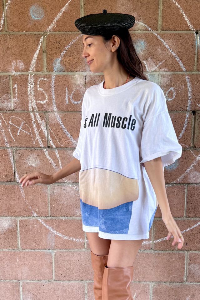 1990s Oversized It's All Muscle T-shirt Selected by Personal Choice #2