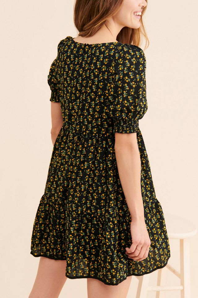 Find Me Now Ditsy Tiered Dress #1