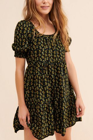 Find Me Now Ditsy Tiered Dress