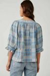 Lucy Swing Plaid Blouse