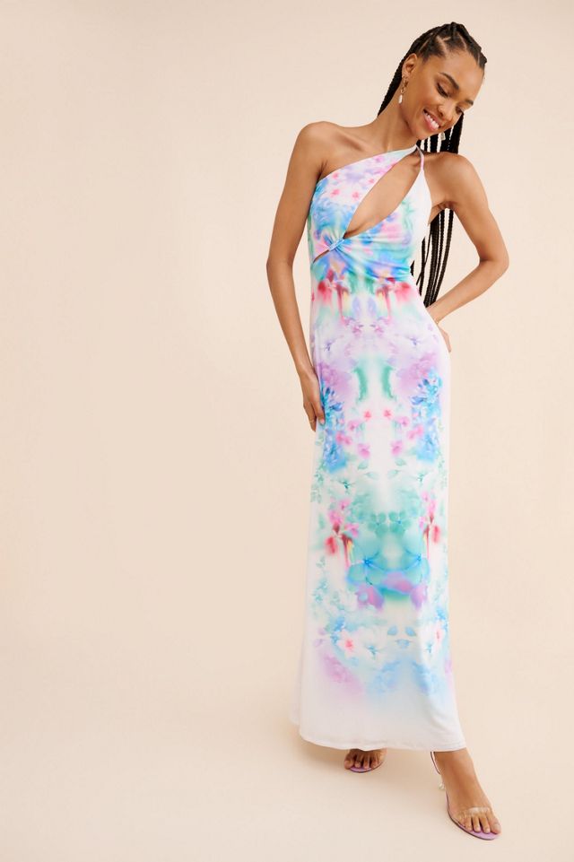 AFRM Suzanne Power Mesh Maxi Dress #3