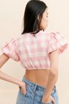 LoveShackFancy Shae Gingham Crop Top