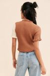 Find Me Now Colorblock Ruffled Cardigan
