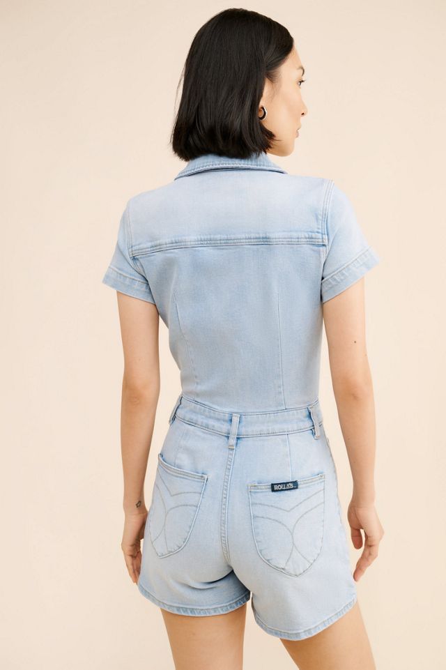 Rolla's Denim Sailor Romper #1