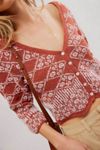 Geo Floral Cardigan