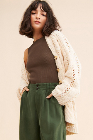 Oversized Cable Cardigan product page