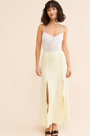 Third Form Stroke Frill Maxi Skirt