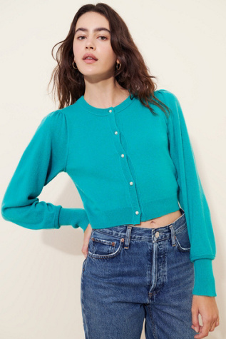 Pearl Cashmere Cardigan