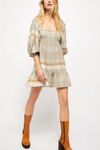 All Lined Up Mini Dress