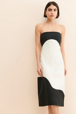 Find Me Now Carter Strapless Midi Dress product page
