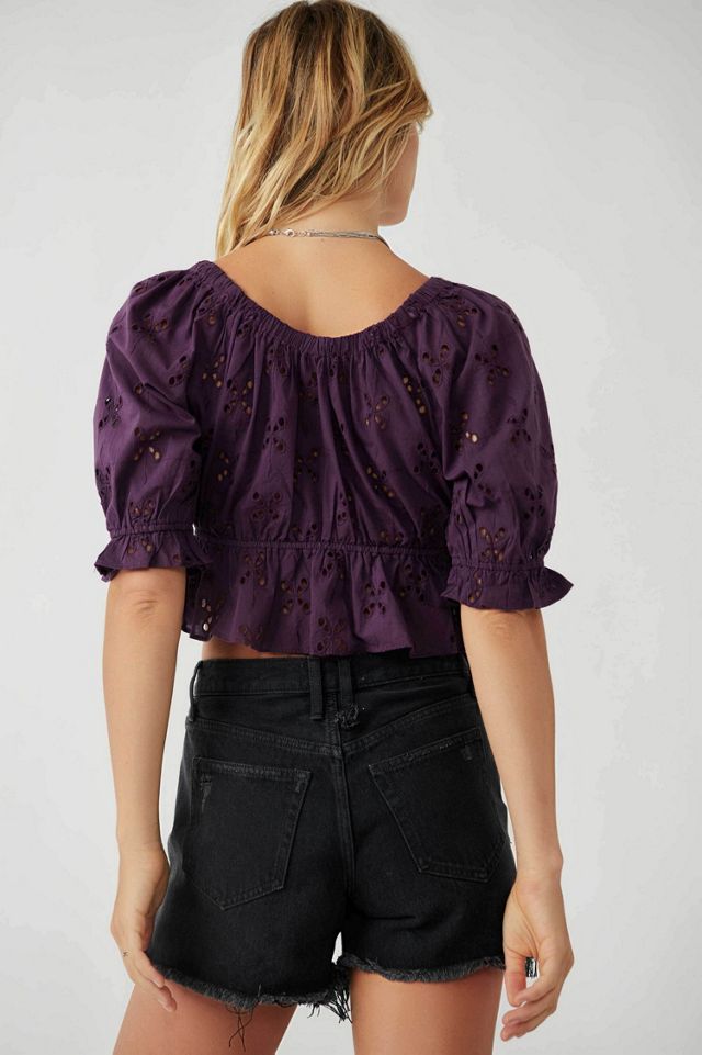 Gardenia Eyelet Top #1