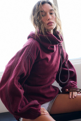 Limitless Fleece Jacket by FP Movement at Free People in Brown, Size: L