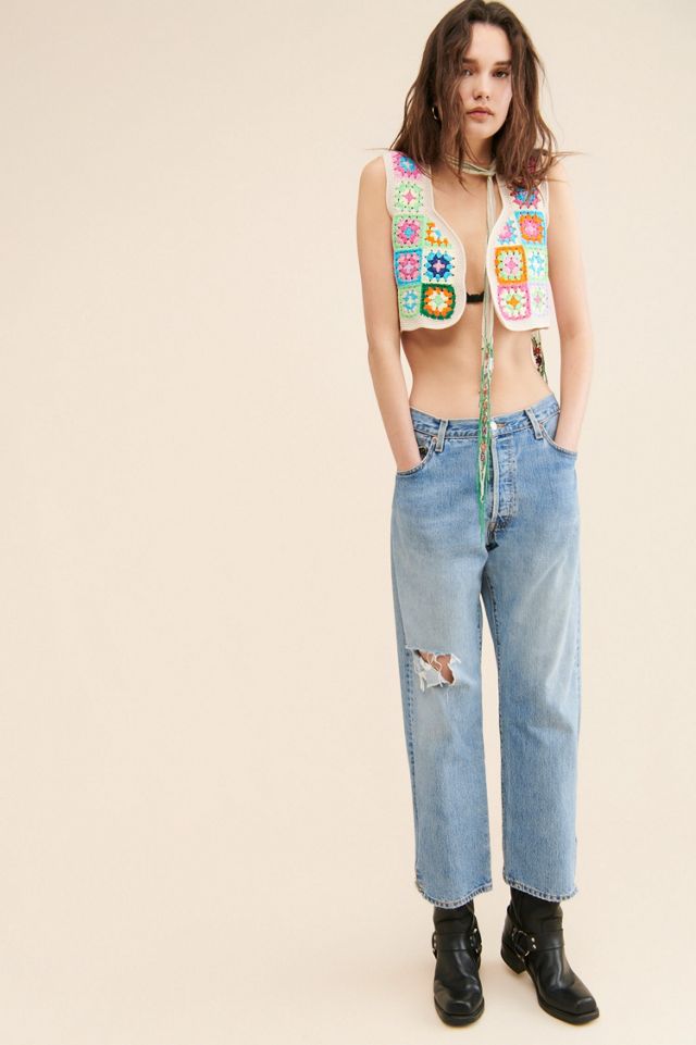 Society Mano Patch Crochet Vest #3