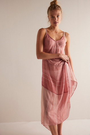 A Little Drama Midi Slip