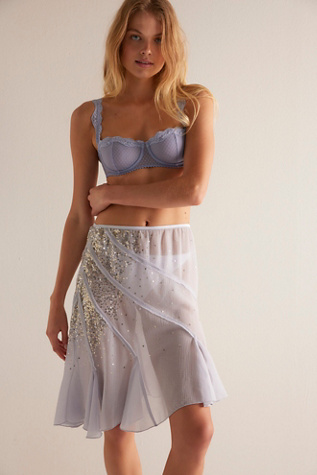 True Angel Embellished Half Slip