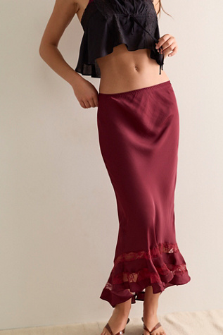 Long Lost Lover Maxi Slip Skirt
