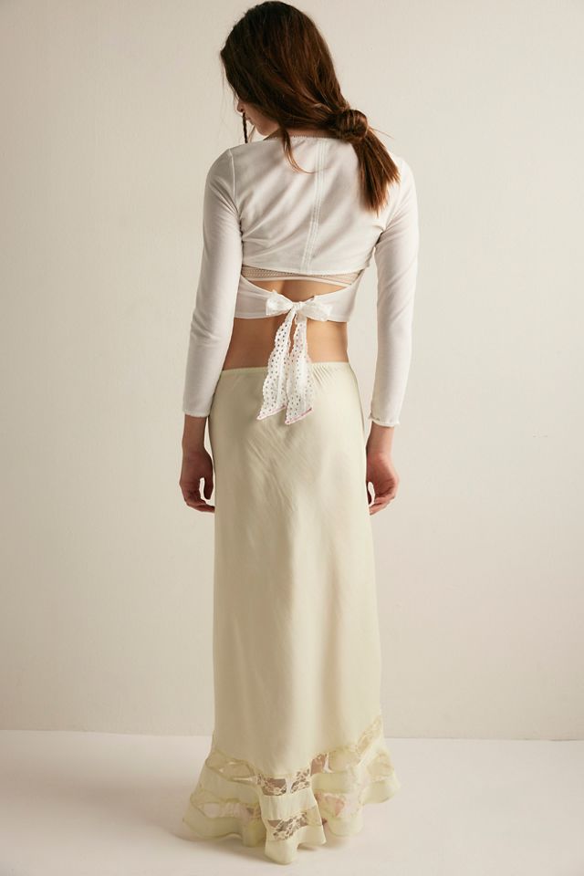 Long Lost Lover Printed Maxi Slip Skirt #1