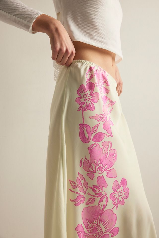 Long Lost Lover Printed Maxi Slip Skirt #2