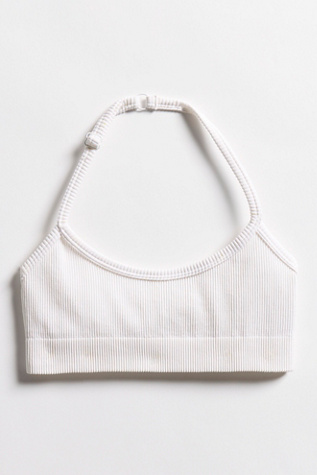 Everyday Lou Halter Bralette by Intimately at Free People in White, Size: XS/S