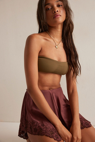 Soutien-gorge bandeau côtelé élégant