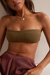 Sleek Rib Bandeau Bra