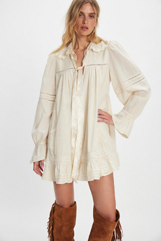 Nightingale Seersucker Midi Dress